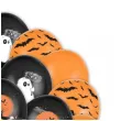 balony halloween nietoperze duchy i zamek czarny pomaranczowy 12 20 szt