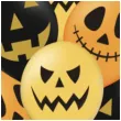 balony halloweenowe dynie pomaranczowy mix partypal 12 6 szt