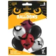 balony halloweenowy mix nietoperze 3d partypal 12 6 szt
