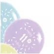 balony happy birthday 11th bday mix folat 13 6 szt
