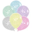 balony happy birthday 30th bday mix folat 13 6 szt