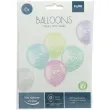 balony happy birthday 40th bday mix folat 13 6 szt