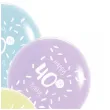 balony happy birthday 40th bday mix folat 13 6 szt