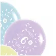 balony happy birthday 6th bday mix folat 13 6 szt