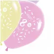 balony happy birthday 8th bday mix folat 13 6 szt