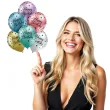 balony happy birthday blyszczace mix belbal 12 6 szt