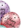 balony happy birthday blyszczace mix belbal 12 6 szt