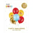 balony happy birthday formula 1 mix partydeco 12 6 szt