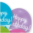 balony happy birthday girlandy mix amscan 11 6 szt