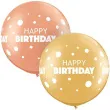balony happy birthday grochy qualatex 30 2 szt