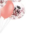 balony happy birthday konfetti 18 rozowe zloto partypal