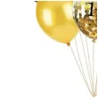 balony happy birthday konfetti 18 zlote czakos zestaw