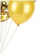 balony happy birthday konfetti 18 zlote czakos zestaw