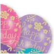 balony happy birthday kwiatki mix amscan 11 6 szt