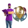 balony happy birthday metaliczne gemar 13 5 szt