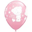 balony happy birthday mis rozowe qualatex 11 25 szt