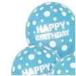 balony happy birthday niebieski godan 12 5 szt