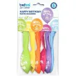 balony happy birthday pastel mix belbal 10 6 szt