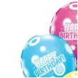 balony happy birthday pastel mix qualatex 11 6szt