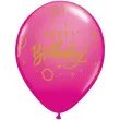 balony happy birthday rozowe 11 25 szt