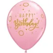 balony happy birthday rozowe 11 25 szt