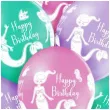 balony happy birthday syrenka mix belbal 12 6 szt