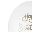 balony happy birthday to you biale partydeco 12 50 szt