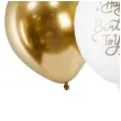 balony happy birthday to you bialo zloty mix partydeco 12 6 szt