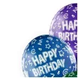 balony happy birthday transparentny mix belbal 12 6 szt
