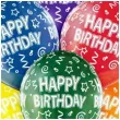 balony happy birthday transparentny mix belbal 12 6 szt