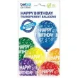 balony happy birthday transparentny mix belbal 12 6 szt