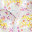 balony happy birthday z kolorowym konfetti transparentne czakos 3 szt