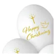 balony happy christening krzyz i golebica bialy 13 5 szt