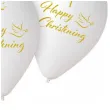 balony happy christening krzyz i golebica bialy 13 5 szt
