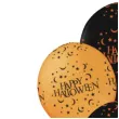 balony happy halloween pomaranczowe partypal 12 6 szt