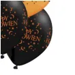 balony happy halloween pomaranczowe partypal 12 6 szt