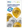 balony happy new year pastel mix belbal 12 6 szt