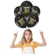 balony happy new year zloto czarne partypal 12 5 szt