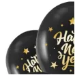 balony happy new year zloto czarne partypal 12 5 szt