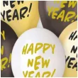 balony happy new year zloty mix gemar 13 5 szt