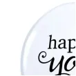 balony happy you day bialy qualatex 11 25 szt