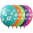balony hawajskie kwiaty pastel mix show 12 5 szt