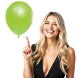 balony helium formula zielone jasne pastel godan 10 100 szt
