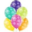balony hibiskus pastel mix belbal 12 6 szt