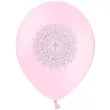 balony hostia ihs srebrna rozowe 11 5 szt