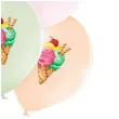 balony ice cream mix belbal 12 6 szt