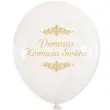 balony ihs pierwsza komunia swieta biale viper 12 5 szt