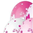 balony its a girl kropki rozowy gemar 13 5 szt