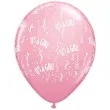 balony its a girl rozowe qualatex 11 50 szt