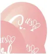 balony its a girl rozowy gemar 13 5 szt